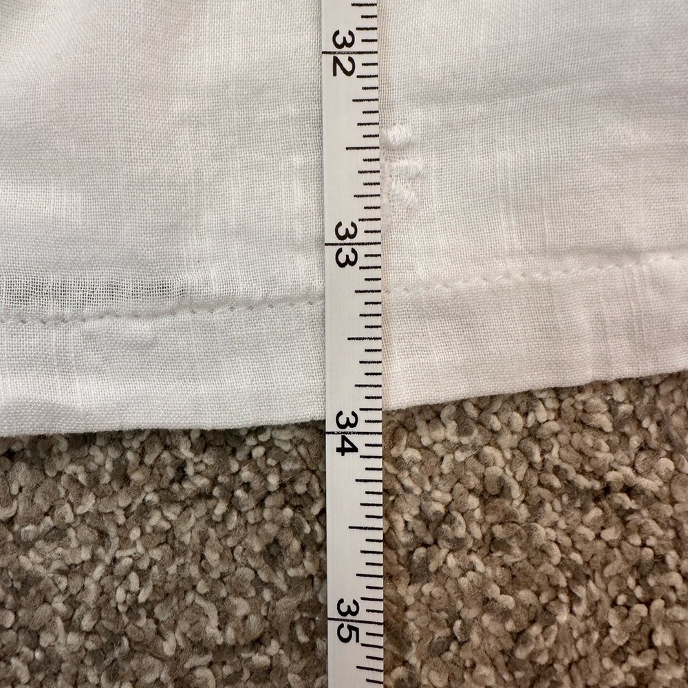 OLD NAVY White Eyelet Embroidered Swing Tiered Mini Dress Women’s S Cottagecore - Picture 12 of 12